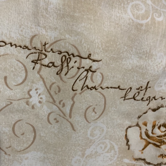 Nurse Scrub Top Brown Cream Floral NWT by Miami Uniforms S Pullover Pockets - Picture 7 of 14